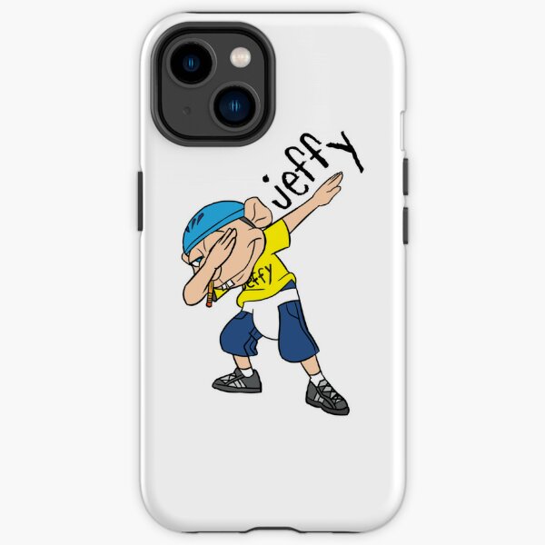 SML Jeffy - what doing Jeffy Black iPhone Tough Case RB1201 product Offical sml Merch