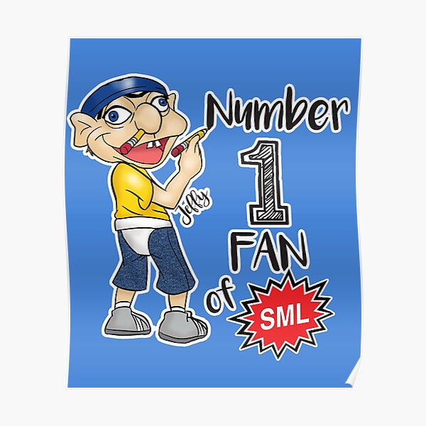 Jeffy #1 Fan - Funny SML Character Poster RB1201 product Offical sml Merch