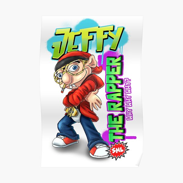 Jeffy The Rapper - Funny SML Character Poster RB1201 product Offical sml Merch