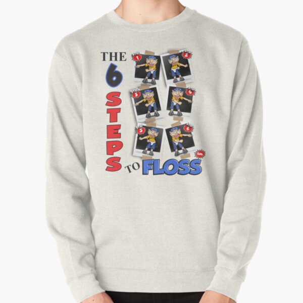 Jeffy 6 Steps to Floss - SML   Pullover Sweatshirt RB1201 product Offical sml Merch
