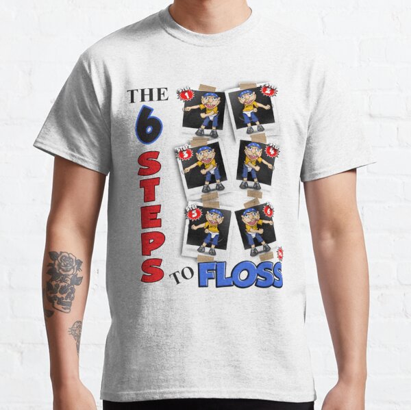 Jeffy 6 Steps to Floss - SML   Classic T-Shirt RB1201 product Offical sml Merch