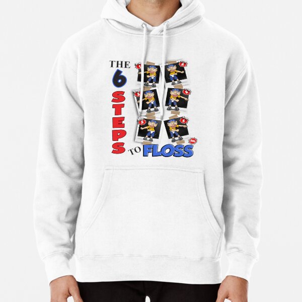 Jeffy 6 Steps to Floss - SML   Pullover Hoodie RB1201 product Offical sml Merch
