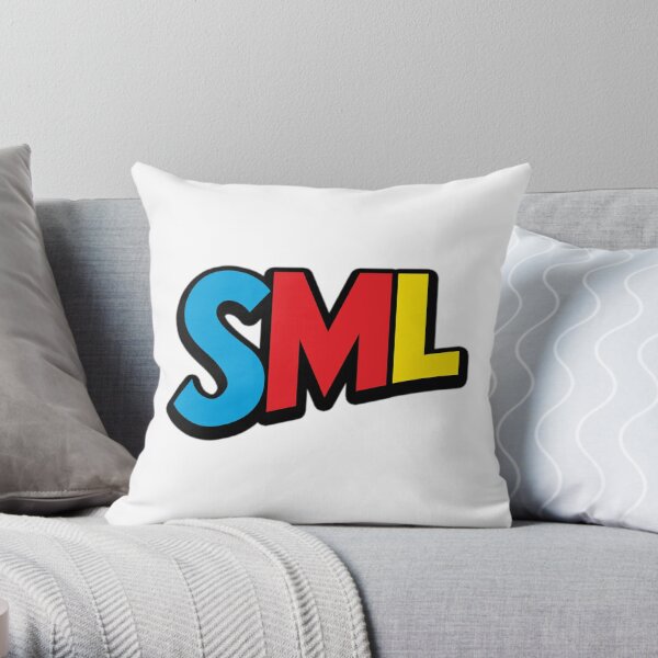 Sml Jeffy Merch SML Logo Throw Pillow RB1201 product Offical sml Merch