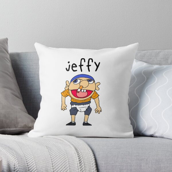SML Jeffy Throw Pillow RB1201 product Offical sml Merch