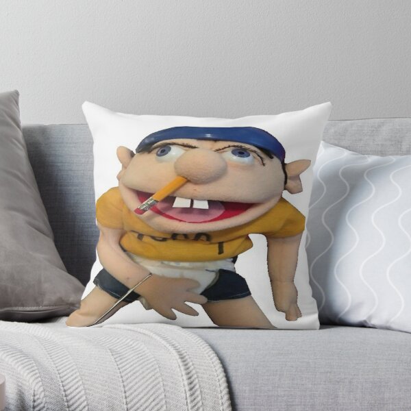 SML Jeffy Throw Pillow RB1201 product Offical sml Merch