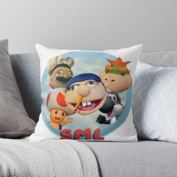 The SML Collection #1 Throw Pillow RB1201 product Offical sml Merch