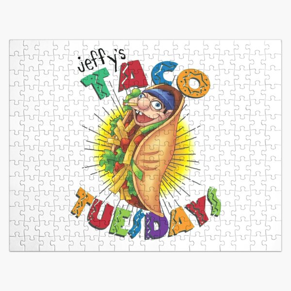 Jeffy Taco Tuesdays - Funny SML Character   Jigsaw Puzzle RB1201 product Offical sml Merch