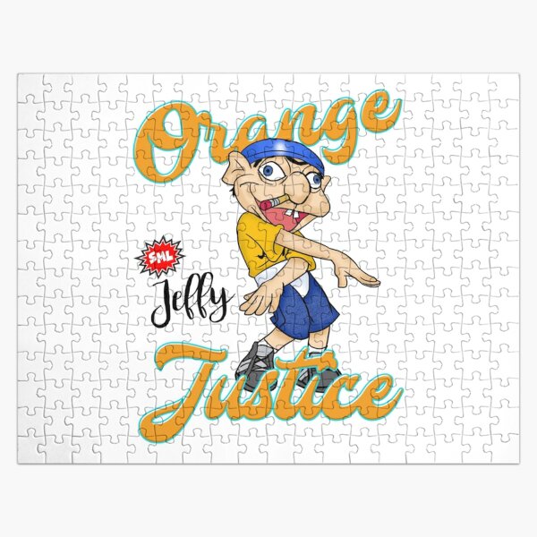 Jeffy Orange Justice - Funny SML Design   Jigsaw Puzzle RB1201 product Offical sml Merch