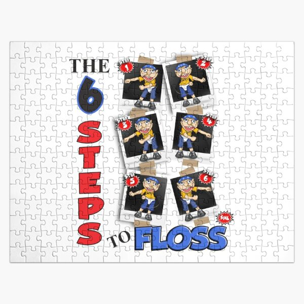 Jeffy 6 Steps to Floss - SML   Jigsaw Puzzle RB1201 product Offical sml Merch