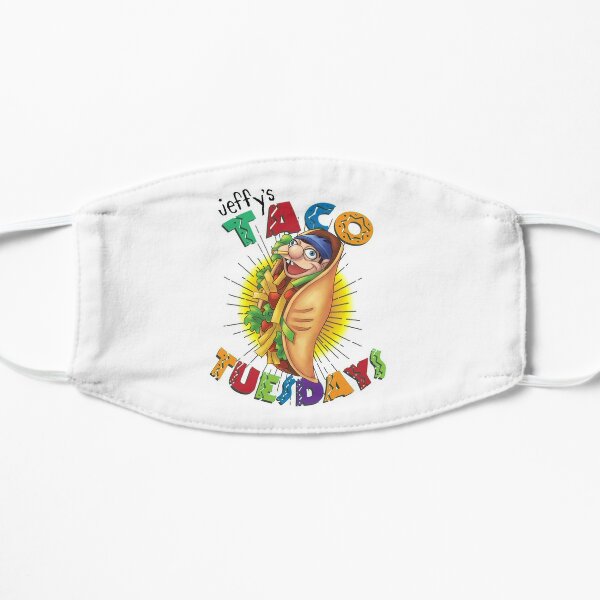 Jeffy Taco Tuesdays - Funny SML Character   Flat Mask RB1201 product Offical sml Merch